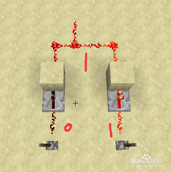 我的世界基础逻辑门怎么做