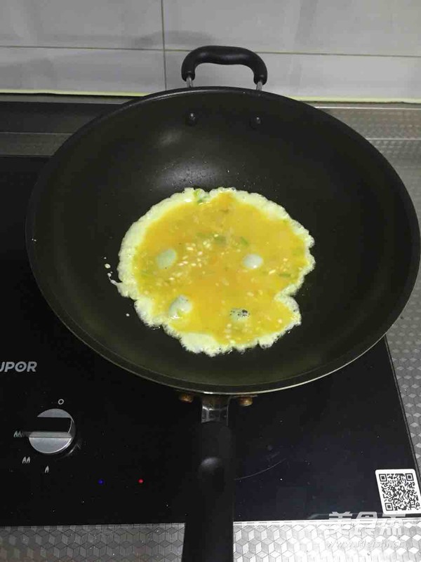 香葱摊鸡蛋的做法