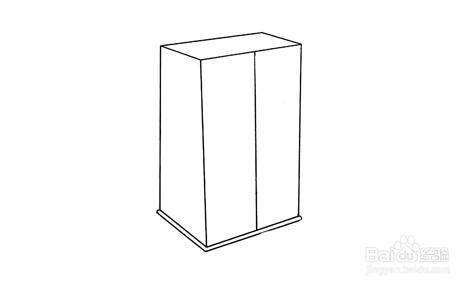 简笔画衣柜怎么画？