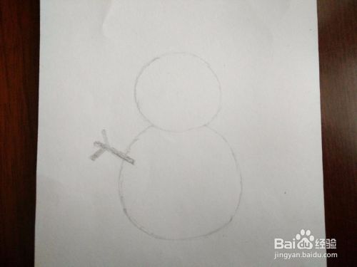 儿童画雪人的画法