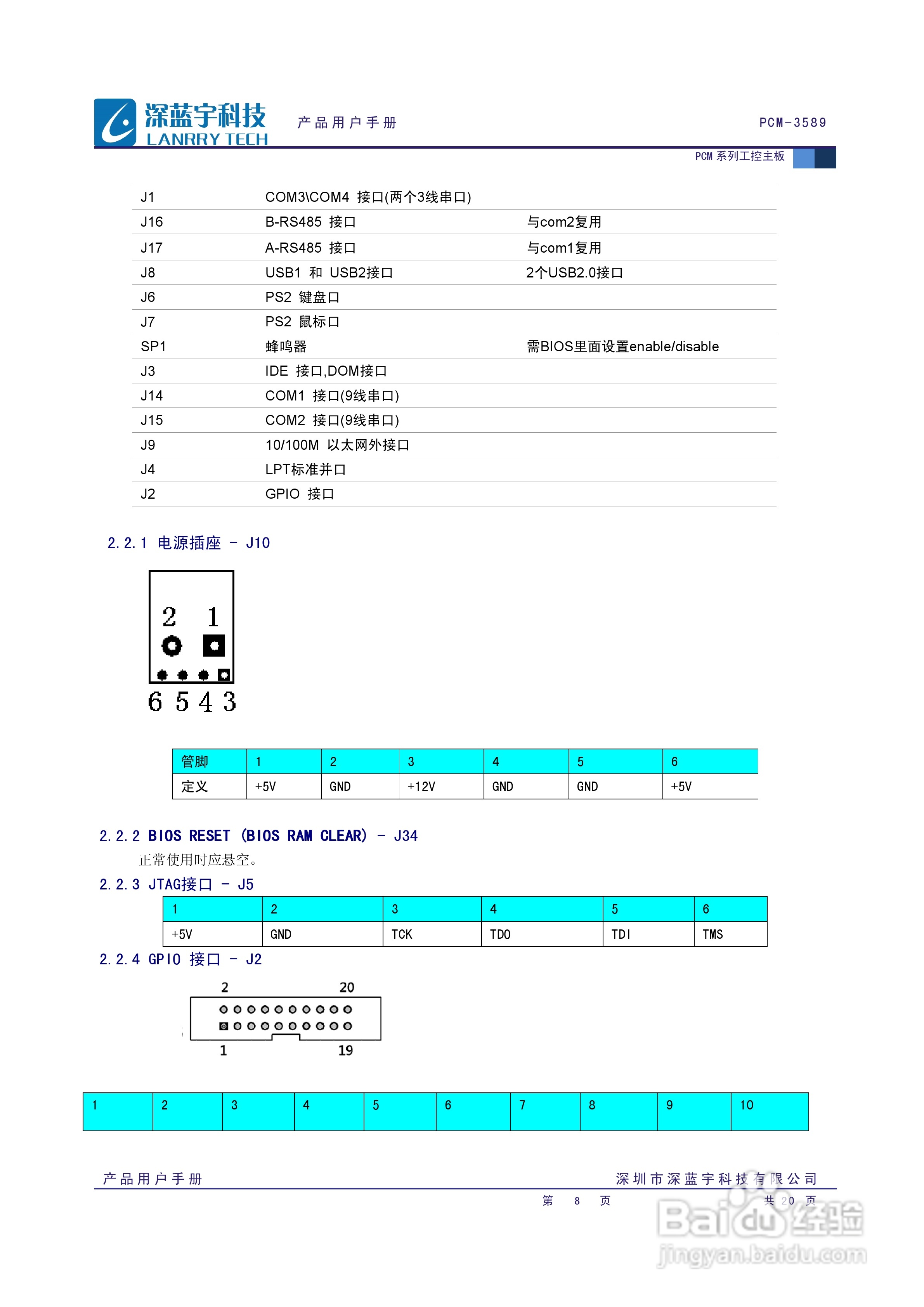 深蓝宇PCM-3589工业主板用户手册:[1]