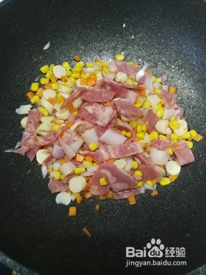 超好吃的烤箱焗饭 简单易做