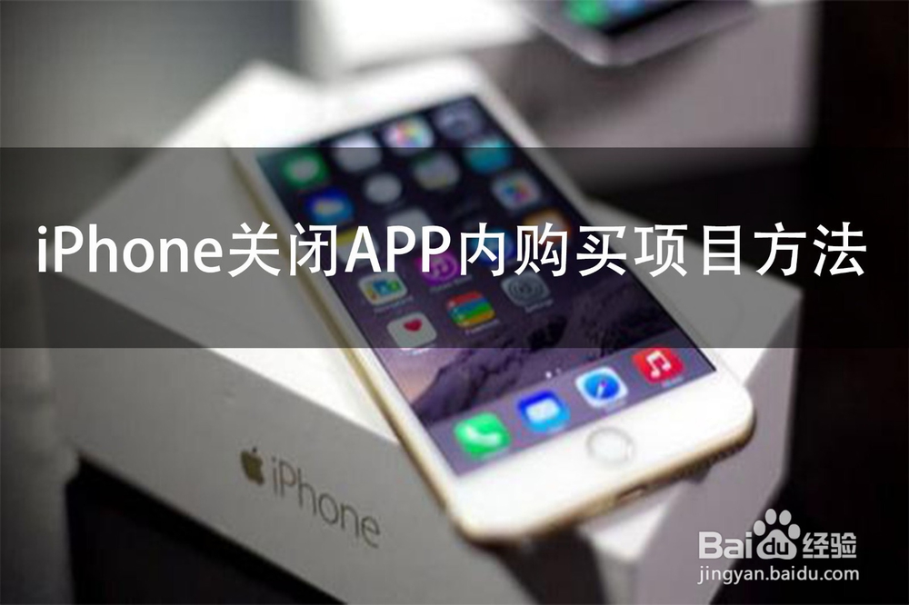 <b>iPhone关闭APP内购买项目方法</b>