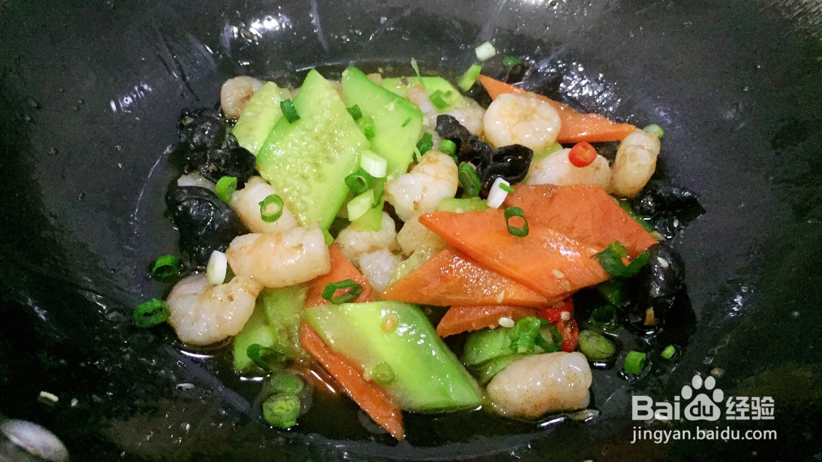 虾仁炒青瓜的做法