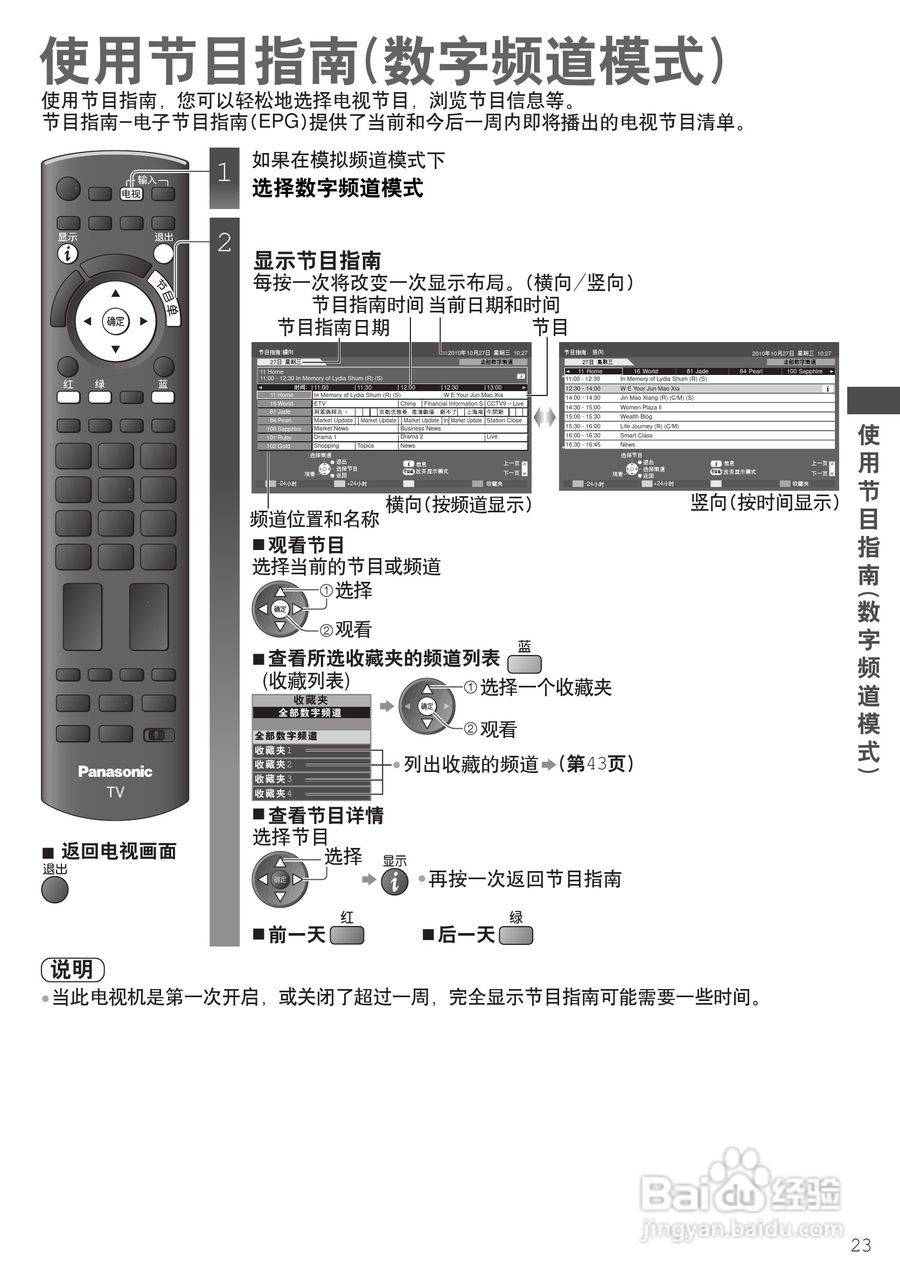 松下TH-P55GT32C等离子彩电使用说明书:[3]