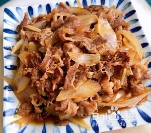 美味的洋葱肥牛