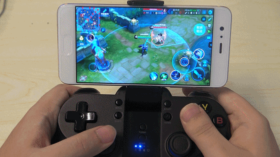 北通手游P1手游手柄《王者荣耀》白起技能