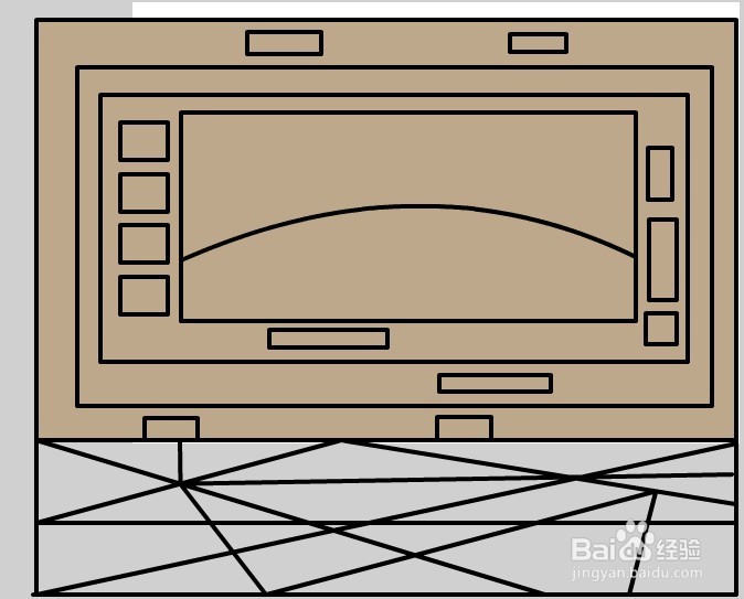 flash如何绘制一个太空基地的背景