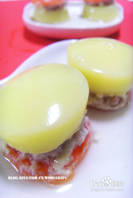 梅花苞已经爬满了枝头——创新版三色蛋饼