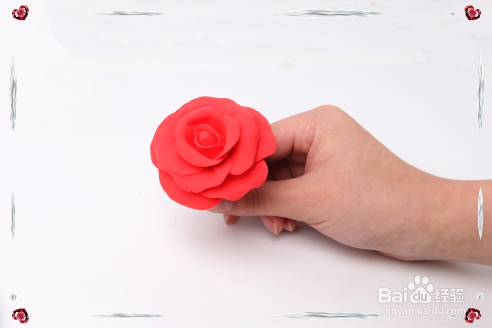 新手进来学做玫瑰花
