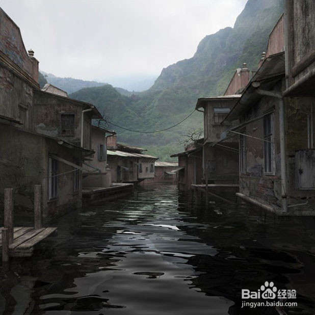 3dMax制作水城场景实例教程