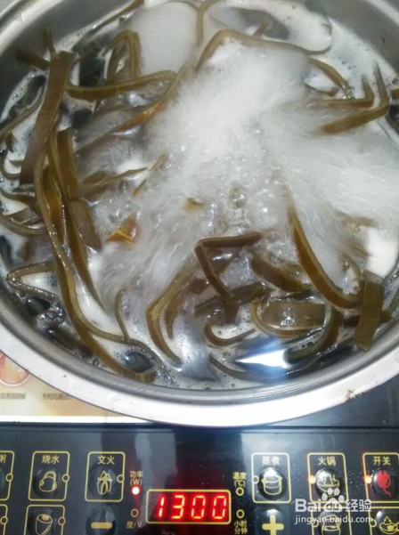 凉拌海带丝家常做法