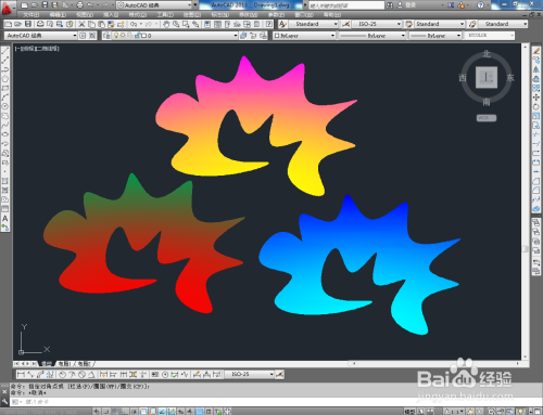 CAD双色渐变制作教程