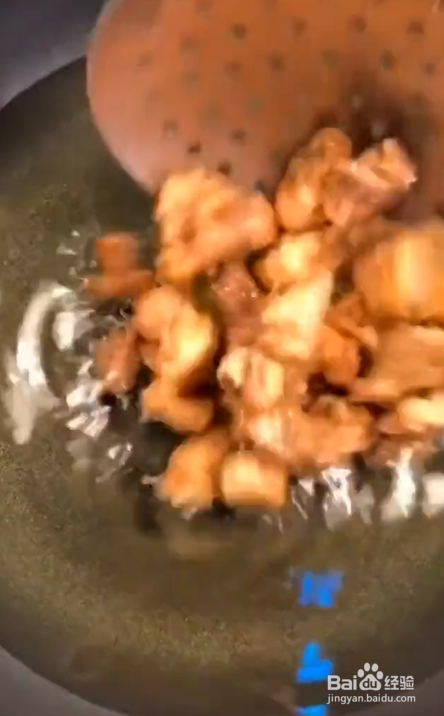 家庭辣子鸡丁的制作流程