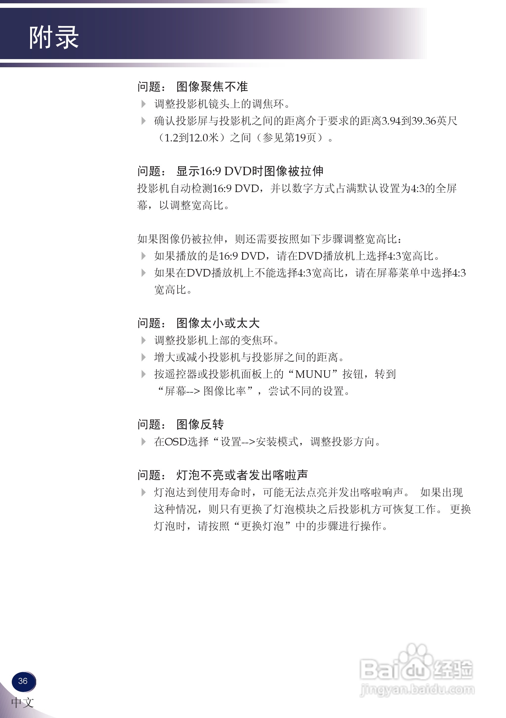 LG BS275投影机说明书:[4]