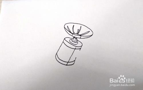 人造卫星简笔画怎么画