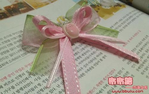 可爱丝带龙猫头绳