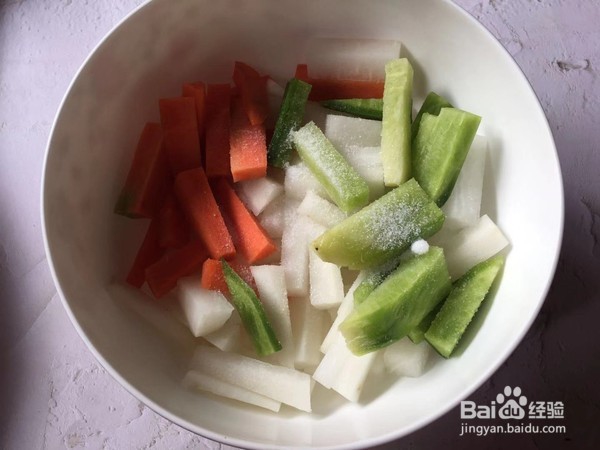 糖醋萝卜条的制作方法