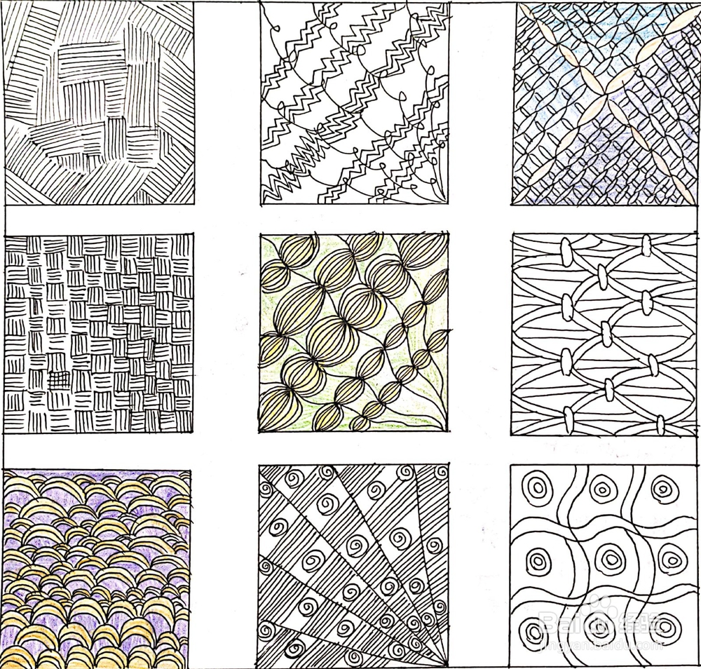 绘画入门基础:线条图案练习方法