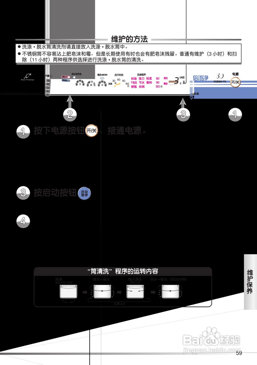 日立XQB80-FX冼衣机使用说明书:[6]