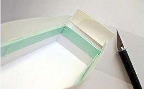 用完纸盒制作精美收纳盒