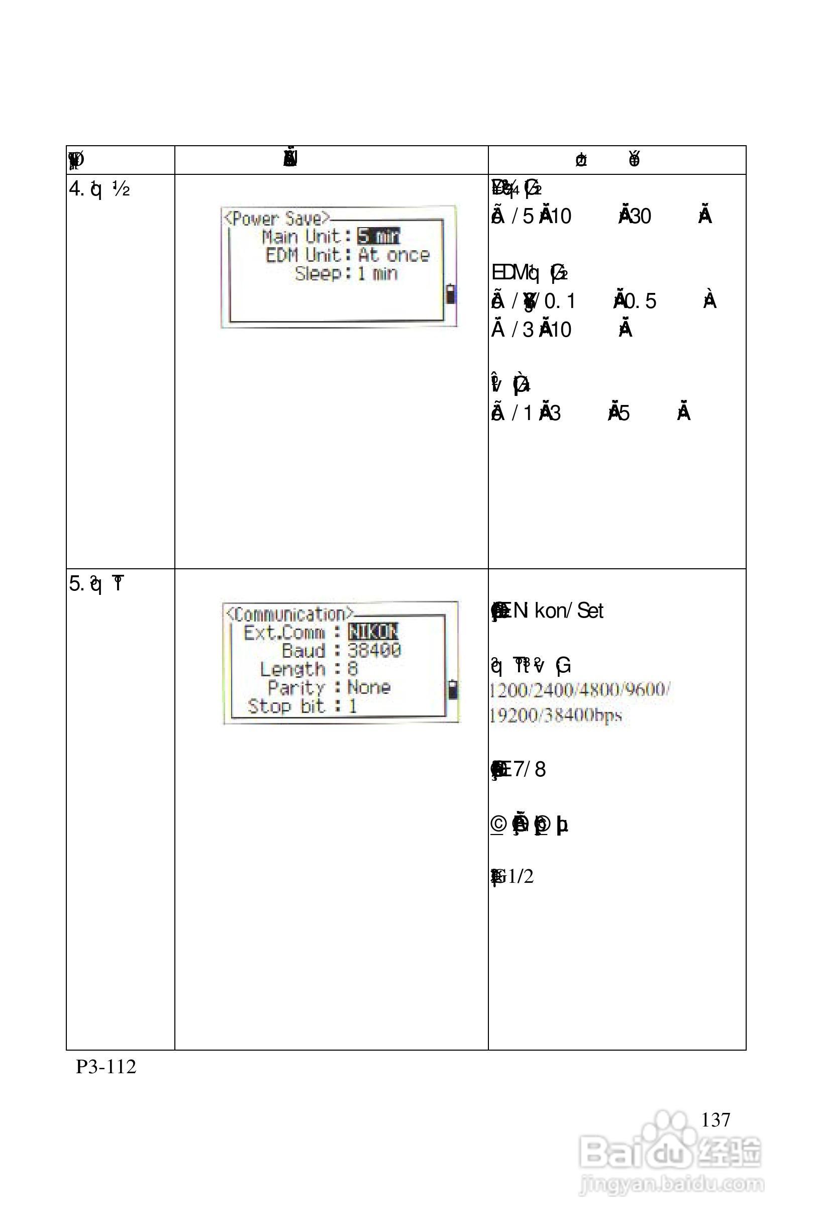 尼康DTM-522、532、552_DTM_NPL 332、352系列全站仪使:[14]