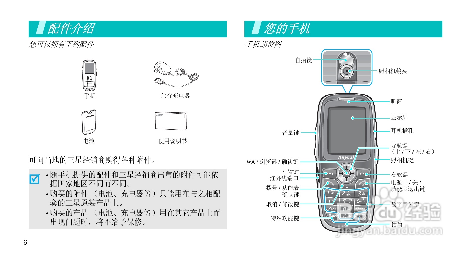 三星SGH-X628手机使用说明书:[1]