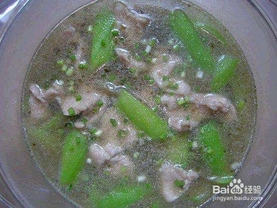 黄瓜煮肉片汤的制作方法