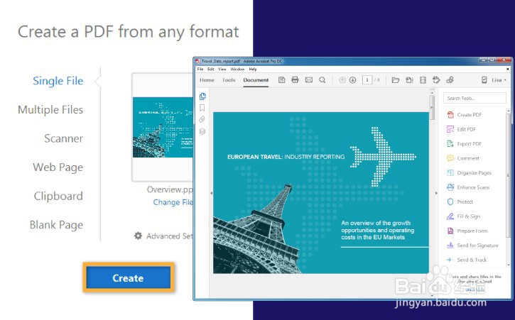 了解如何从 Microsoft Office 创建 PDF?