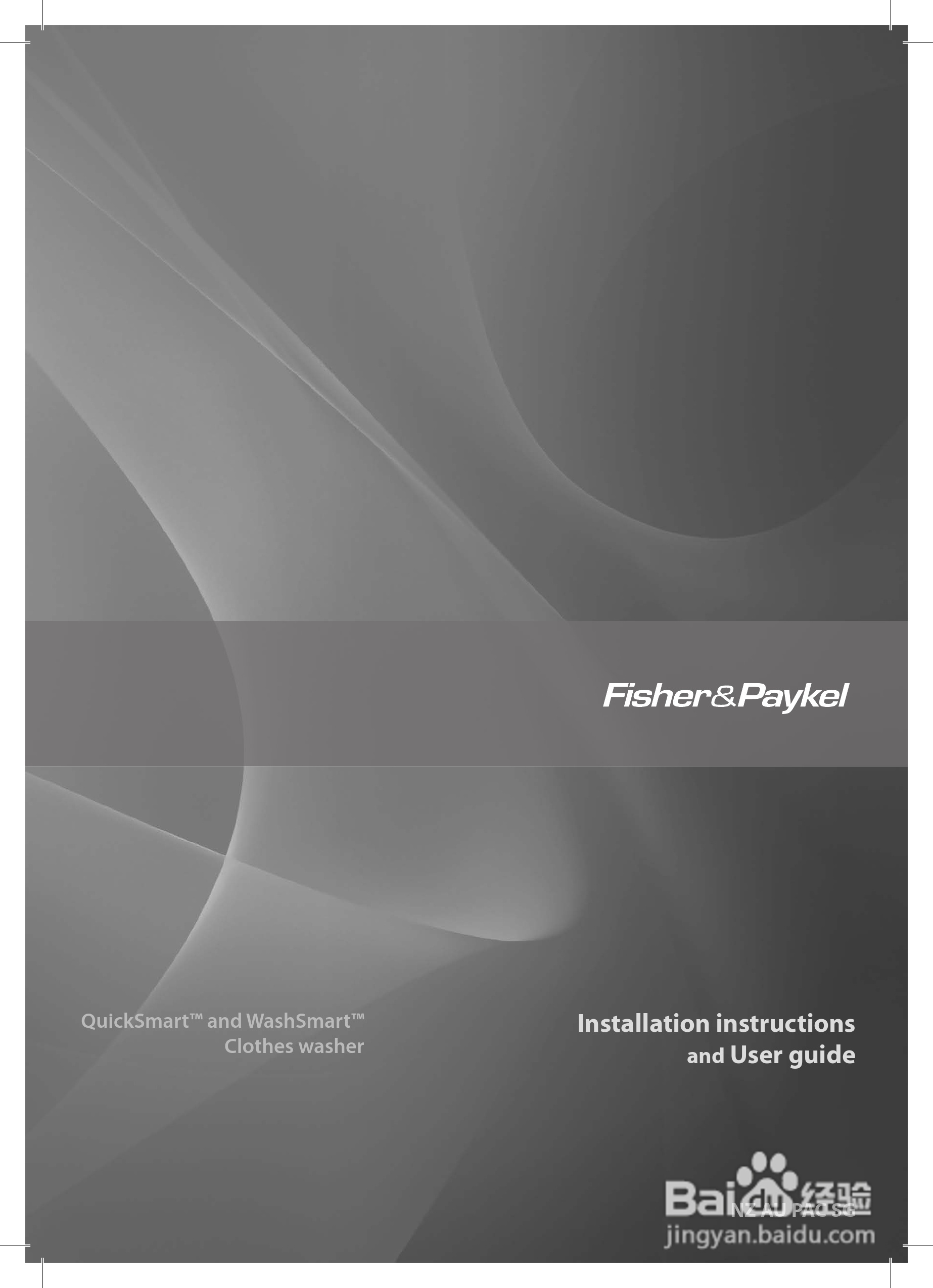 斐雪派克MW613洗衣机说明书:[1]