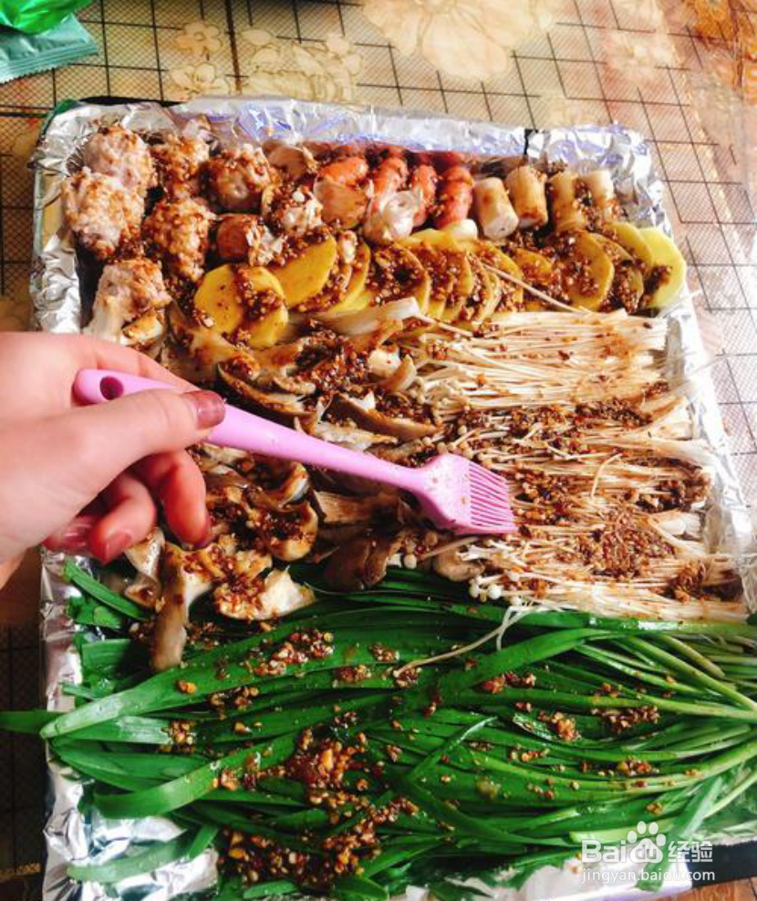 用AEG烤箱自己做的烤箱烧烤