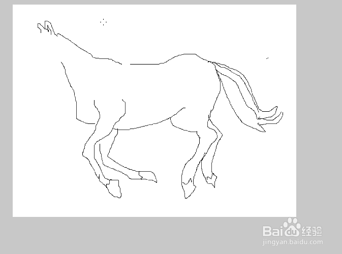 用firework一步步学着画马