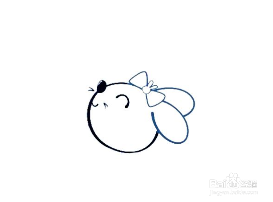 如何画卡通兔子的简笔画？