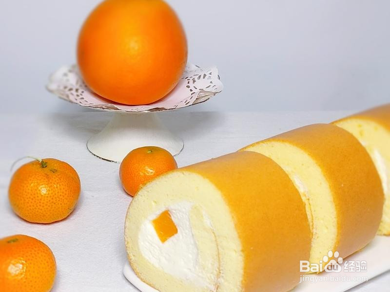 蜜橘冻小四卷的做法