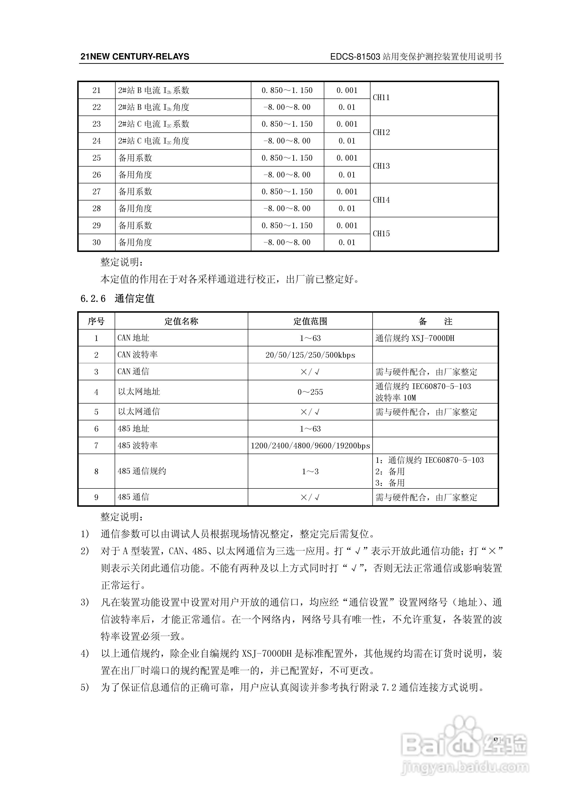 新世纪EDCS-81503站用变保护测控装置说明书:[10]
