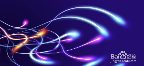 Photoshop快速制作绚丽的彩色光束壁纸？