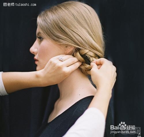 法式气质盘发教程