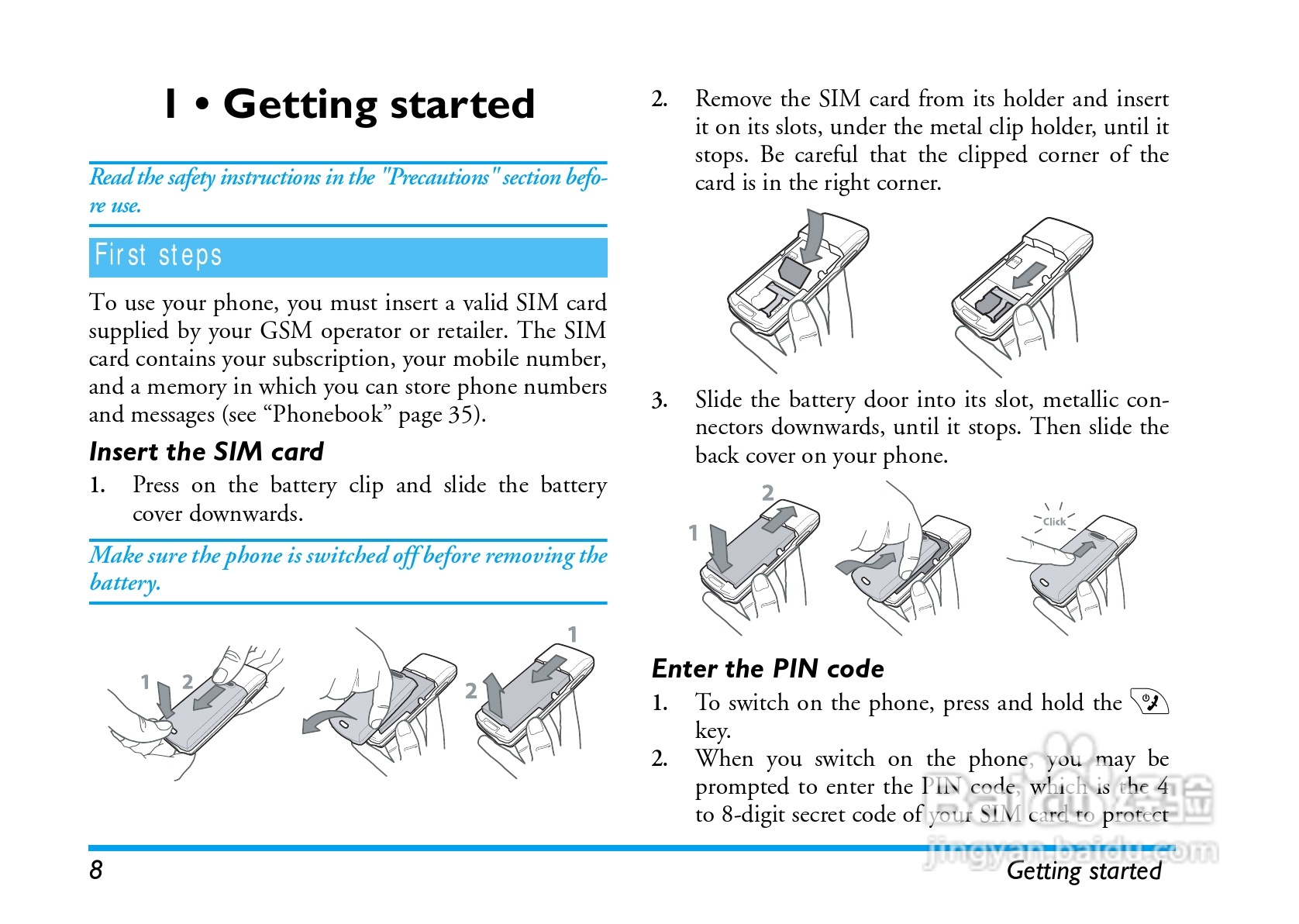 飞利浦手机CT8998/ASCCANCN型使用说明书:[1]