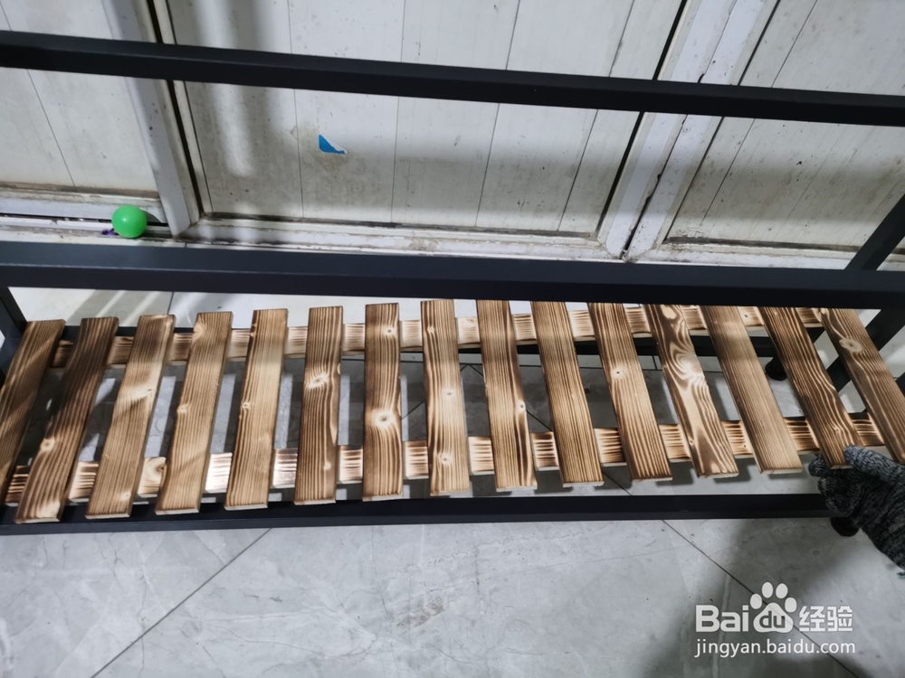 简易实木花架组装