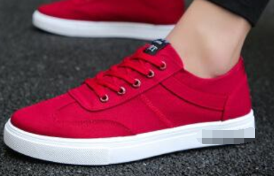 红色单鞋怎么搭配鞋带