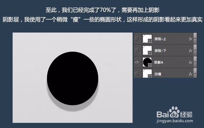 用PS制作简洁大气的圆形开关图标 来源: