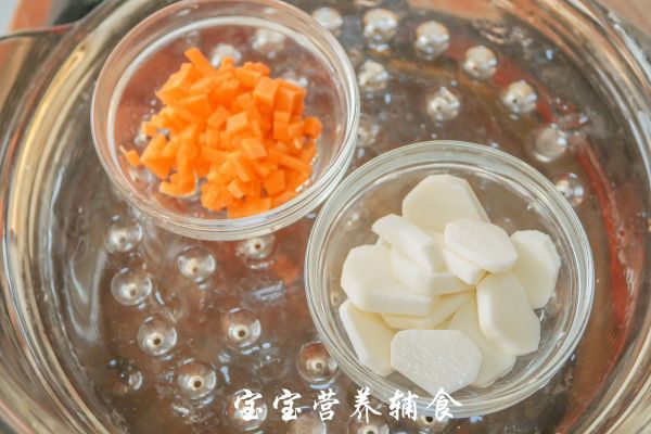 胡萝卜山药鱼饼