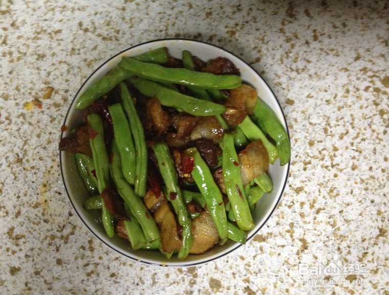 四季豆炒肉的家常做法