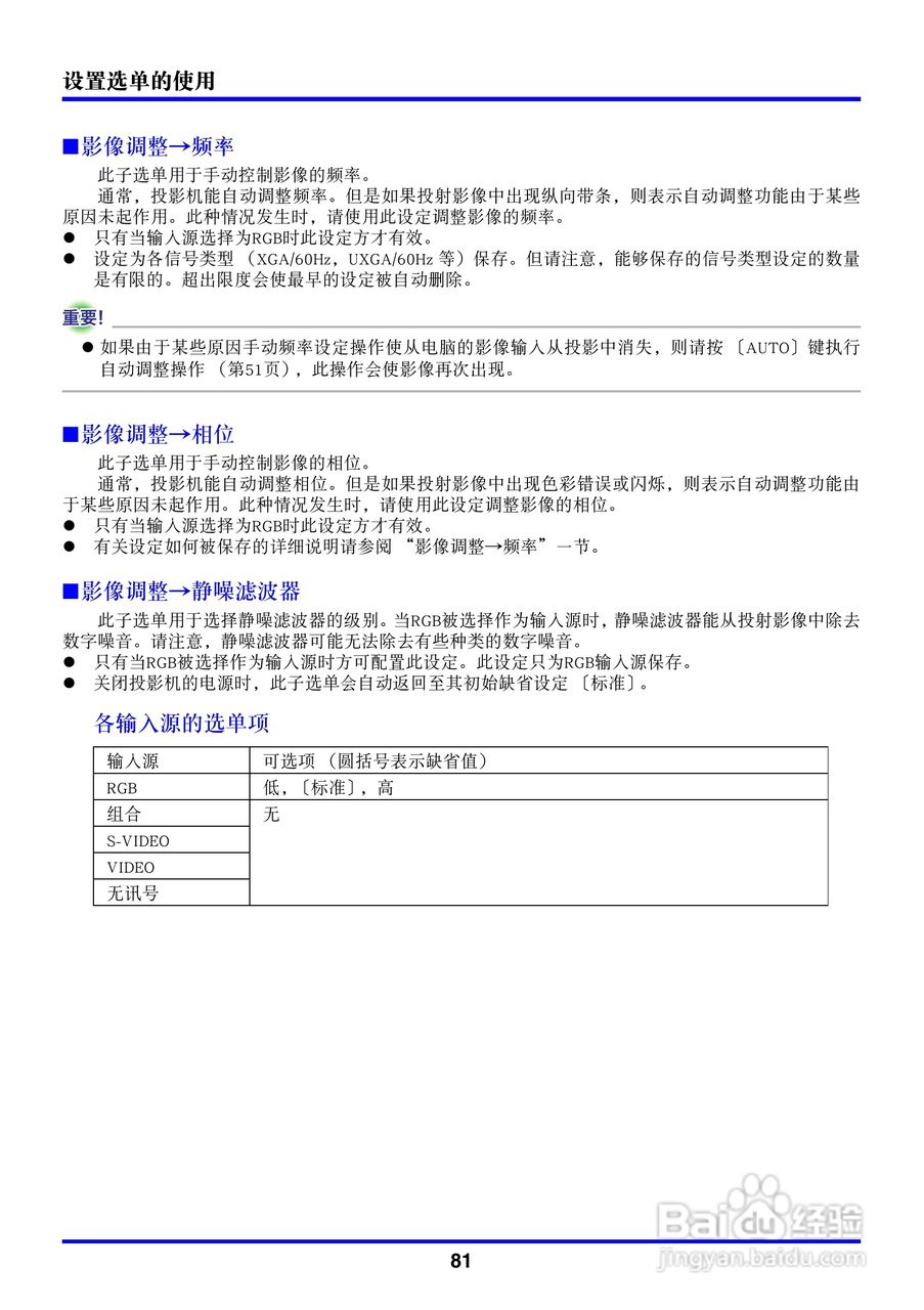 卡西欧数字投影仪XJ-450型使用说明书:[9]
