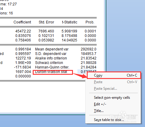 使用Eviews 7做自相关问题的检验