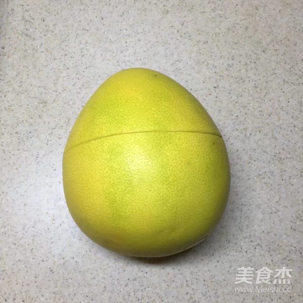 糖渍柚子皮的做法