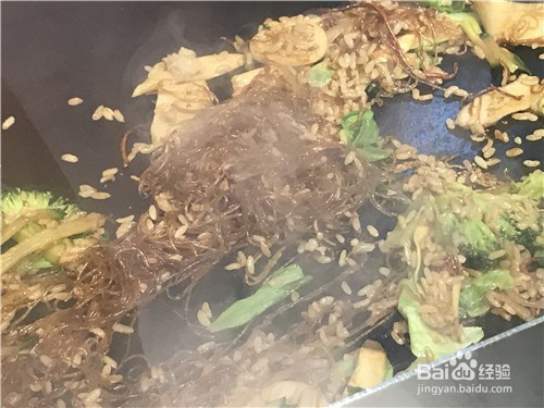 米粉炒饭的做法