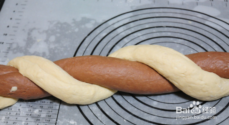 混搭风格~双色南瓜包的做法