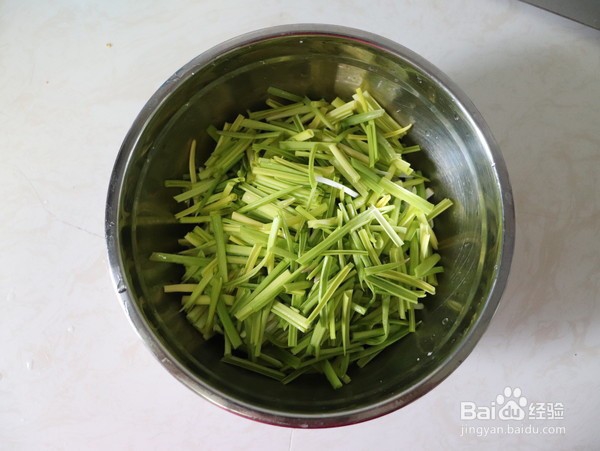 韭黄炒鸡蛋的做法