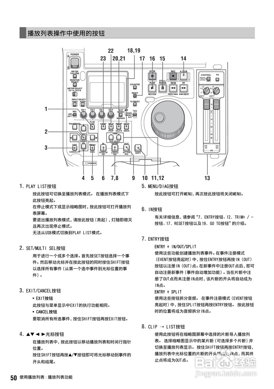 松下 AJ-HPM100MC编辑机操作手册:[5]